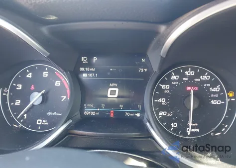 2019 Alfa Romeo Stelvio Ti Sport Awd z USA, uszkodzony, nr VIN ZASPAKBN6K7C45175